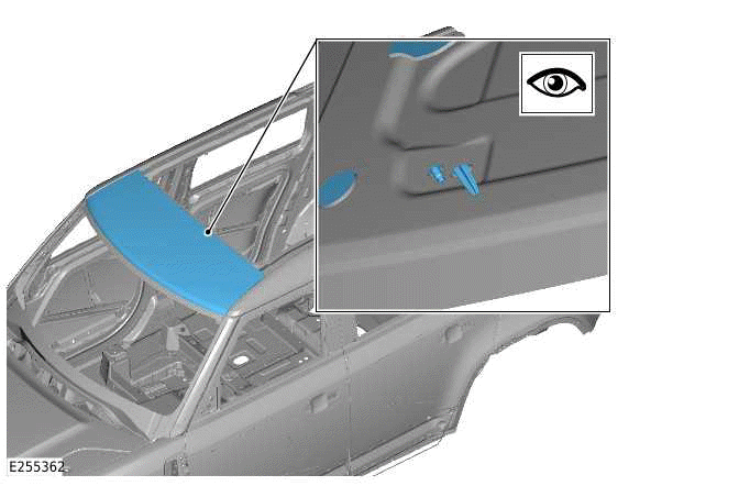 Front Roof Trim Panel